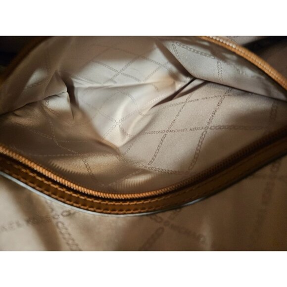 Michael Kors Voyager Color Block Signature Logo Tote Shoulder Bag - Picture 15 of 16